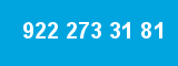 922 273 31 81